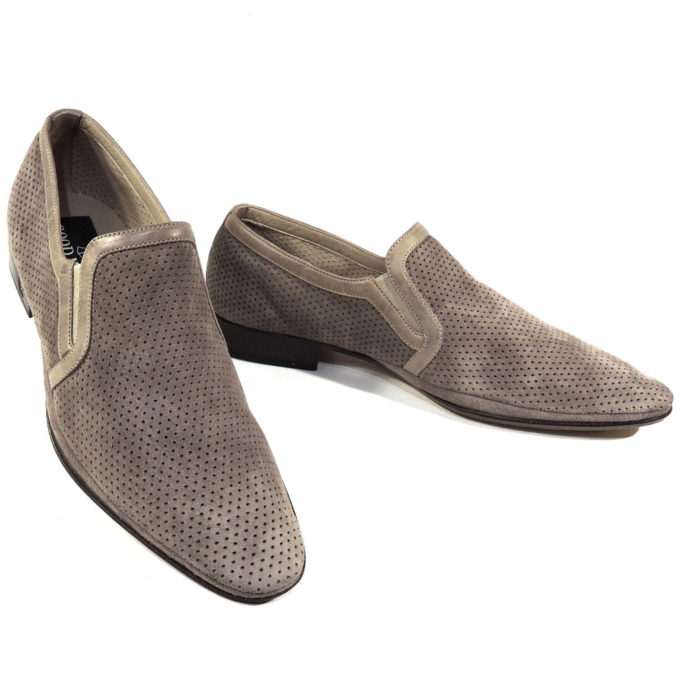 GOODMAN 🇮🇹 MEN'S BROWN SUEDE COMFORT SUMMER LOAFERS